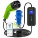 8. Qoltec Mobilna ładowarka do samochodu elektrycznego EV z regulacją 2w1 Typ2 | 7kW | 230V | CEE 3 PIN | Wi-fi| LCD | Przenośna | Wallbox | 5m