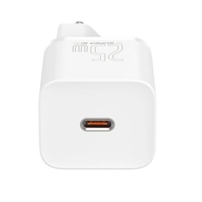6. Baseus Super Si 1C szybka ładowarka USB Typ C 25W Power Delivery Quick Charge biały (CCSP020102)