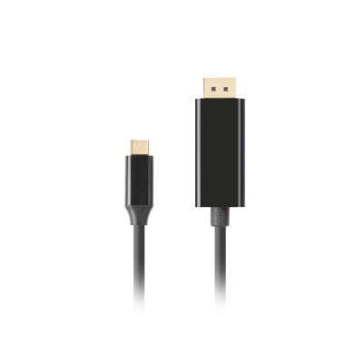 4. LANBERG KABEL USB-C(M)->DISPLAYPORT(M) 3M 4K 60HZ CZARNY CA-CMDP-10CU-0030-BK