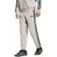 Spodnie męskie adidas Essentials 3-Stripes Fleece Tapered Cuffed szare KY4127