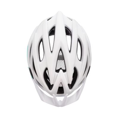 4. Kask rowerowy Meteor Ovlo M 55-58 cm biało-miętowy 17862
