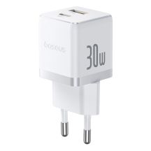 Ładowarka sieciowa Baseus Palm 30W USB-C USB-A - biała