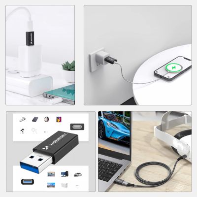 2. Adapter Wozinsky WAAC-01 USB-A - USB-C OTG - czarny