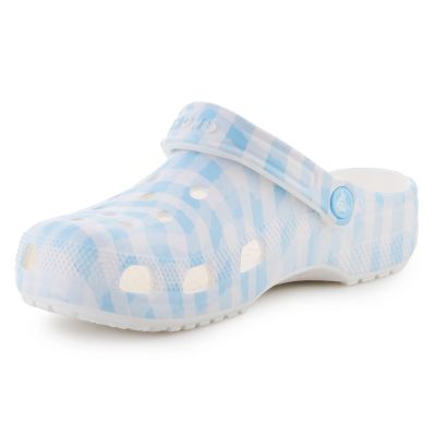 8. Klapki Crocs Classic Gingham Clog W 211006-16S
