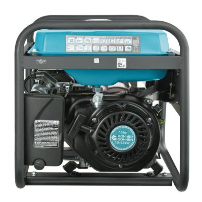 3. Könner & Söhnen KS 7000E agregat prądotwórczy 5000 W 25 l Benzynowy Czarny, Morski