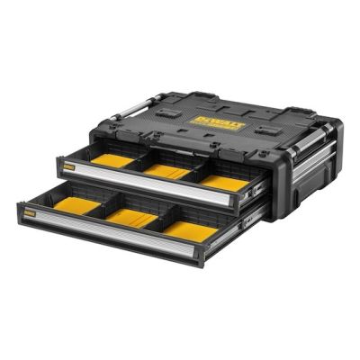 5. DeWALT DWST60510-1 pudełko na narzędzia Przybornik Metal, Plastik Czarny, Stal nierdzewna, Żółty