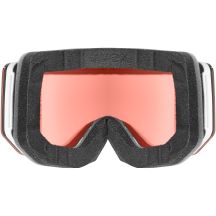 Uvex 5506651030 gogle do sportów zimowych Lustro Unisex Biały Cylindryczna (płaska) soczewka