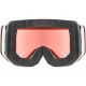 Uvex 5506651030 gogle do sportów zimowych Lustro Unisex Biały Cylindryczna (płaska) soczewka