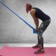8. GUMA FITNESS PROFIT LONG MEDIUM 200x15x0,45cm niebieska  DK 2227