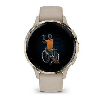 6. Zegarek Garmin Venu 3S 41mm Beżowy