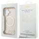 8. Etui Guess IML Script Metal MagSafe do iPhone 17 - różowe