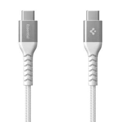 2. Kabel Spigen EB10010CCA Essential USB-C / USB-C 100W 100CM - biały