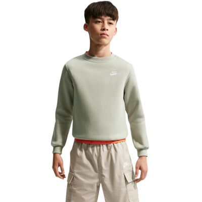 Bluza dla dzieci Nike Sportswear Club Fleece jasnozielona FD3006 304  L