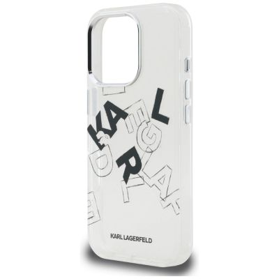 6. Etui Karl Lagerfeld IML Sketched Graphic na iPhone 16 Pro - przezroczyste