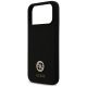 6. Etui Guess Silicone Logo Strass 4G MagSafe na iPhone 17 Pro Max - czarne