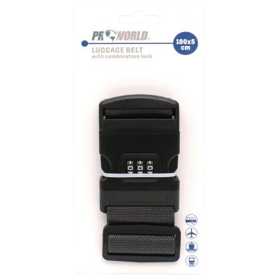 4. UNIWERSALNY PAS ZABEZPIECZAJĄCY DO WALIZKI SPINAJĄCY 180x5CM NA SZYFR PROWORLD SZARY