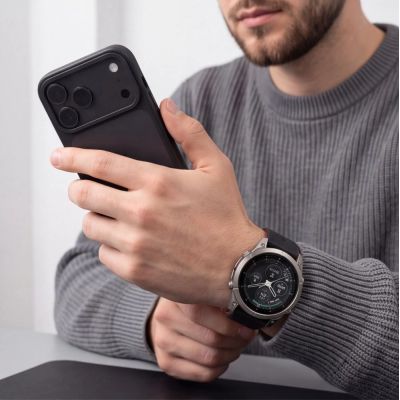 5. Pasek Tech-Protect Iconband Pro na Garmin Fenix 5X / 5X Plus / 6X / 6X Pro / 7X / 8 / 8 Pro / 9 / 9 Pro (51 mm) - czarno-czerwony
