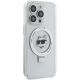4. Etui Karl Lagerfeld Ring Stand Choupette Head MagSafe do iPhone 15 Pro Max - białe