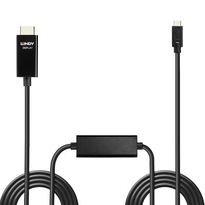 2. Kabel Lindy 10m USB Type C do HDMI 4K60