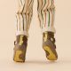 14. Buty zimowe barefoot z wełną z recyklingu Affenzahn Comfy Tiger (01250-70003)