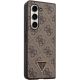5. Etui Guess Leather 4G Triangle Strass na Samsung Galaxy Z Fold 5 - brązowe