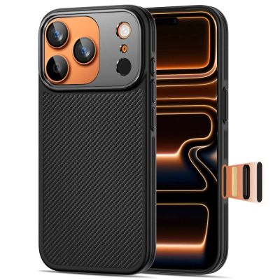3. Etui Tech-Protect Kevlar Aramid MagSafe na iPhone 17 Pro - czarne