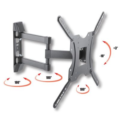10. Techly ICA-PLB 136E uchwyt do telewizorów 139,7 cm (55") Czarny