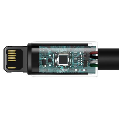 8. Baseus Tungsten kabel USB - Lightning 2,4 A 2 m czarny (CALWJ-A01)
