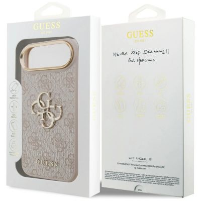 8. Etui Guess 4G Big 4G Classic Logo na iPhone Air - różowo-złote