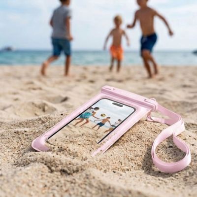 8. Etui wodoodporne Tech-Protect UWC7 6.9" - różowe