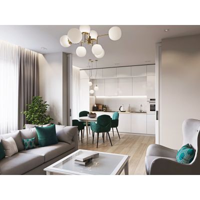4. Maytoni MOD221-PL-08-G oświetlenie sufitowe E14