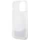 7. Etui Guess Liquid Glitter Marble na iPhone 14 Pro Max - białe