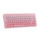 6. Klawiatura gasket HERO84 HE PINK+Gradient+Contour Dragon King switch RGB AULA