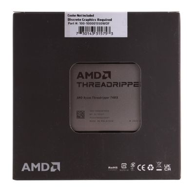4. AMD Ryzen Threadripper 7980X (64C/128T) 3.2Ghz (5.1 GHz Turbo) Socket sTR5 TDP 350W