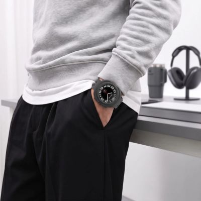 10. Etui Tech-Protect Defense 2-Pack na Samsung Galaxy Watch Ultra 47 mm - przezroczysto-czarne matowe