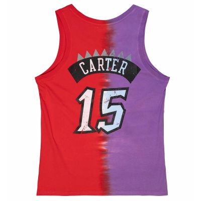 2. Koszulka Mitchell & Ness NBA Toronto Raptors Vince Carter Tie Dye Cotton Tank - TTNK3206-TRAYYVCAPRRD