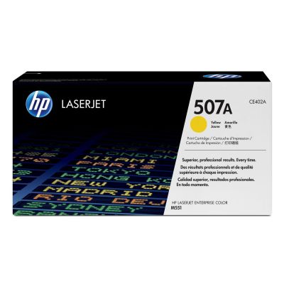 2. Toner HP żółty HP 507A, HP507A=CE402A, 6000 str.