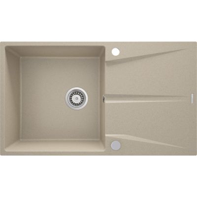 Zlewozmywak granitowy DEANTE CORIO ZRC711A 1-komorowy z ociekaczem Piaskowy