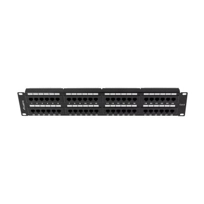 6. LANBERG PATCH PANEL 48 PORT 2U KAT.6 CZARNY PPU6-2048-B