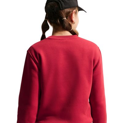 2. Bluza dla dzieci Nike Sportswear Club Fleece czerwona FD3006 608