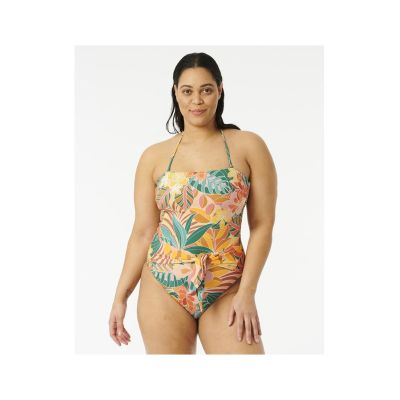 5. Kostium jednoczęściowy RIP CURL Brazilian Soul One Piece zielono żółty