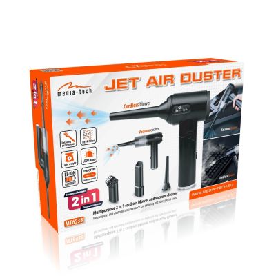 18. MEDIA-TECH BEZPRZEWODOWA DMUCHAWA 2W1 JET AIR DUSTER MT6538