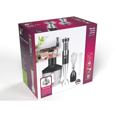 7. LAFE BLENDER RĘCZNY BRK-003A 800W Z AKCESORIAMI