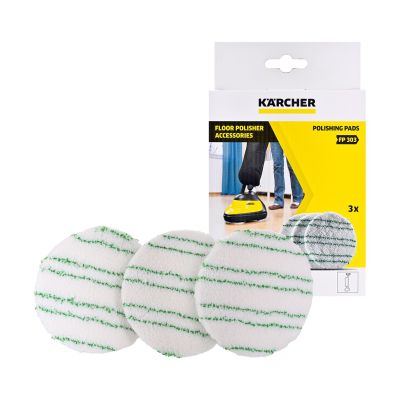 2. Pady polerujące - parkiet lakierowany / laminat - 3 szt. KARCHER - 2.863-197.0