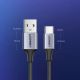 11. Kabel Ugreen US288 60125 USB-A / USB-C QC 3.0 3A 0.5m - szary