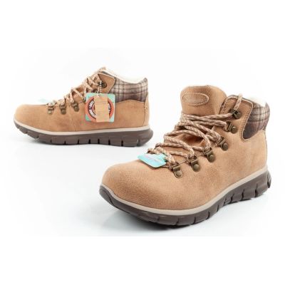 8. Skechers buty zimowe botki damskie Synergy ocieplane Scotchgard