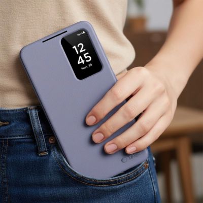 4. Etui Tech-Protect Smart Wallet na Samsung Galaxy A57 5G - fioletowe