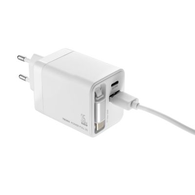 6. TROIKA CHA35 Smartfon, Tablet Biały Prąd przemienny Szybkie ładowanie Wewnętrzna