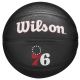 5. Piłka do koszykówki Wilson Team Tribute Philadelphia 76ers Mini Ball WZ4017611XB 
