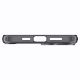 5. Etui Spigen Ultra Hybrid Mag z MagSafe na iPhone 15 Plus - ciemnoszare (wzór Zero One)